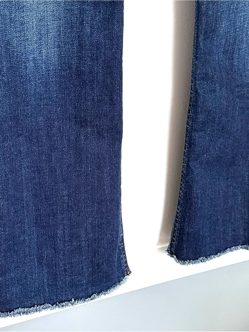 J.Crew Crop Jeans Size 28 Blue Denim Button Pockets Bootcut